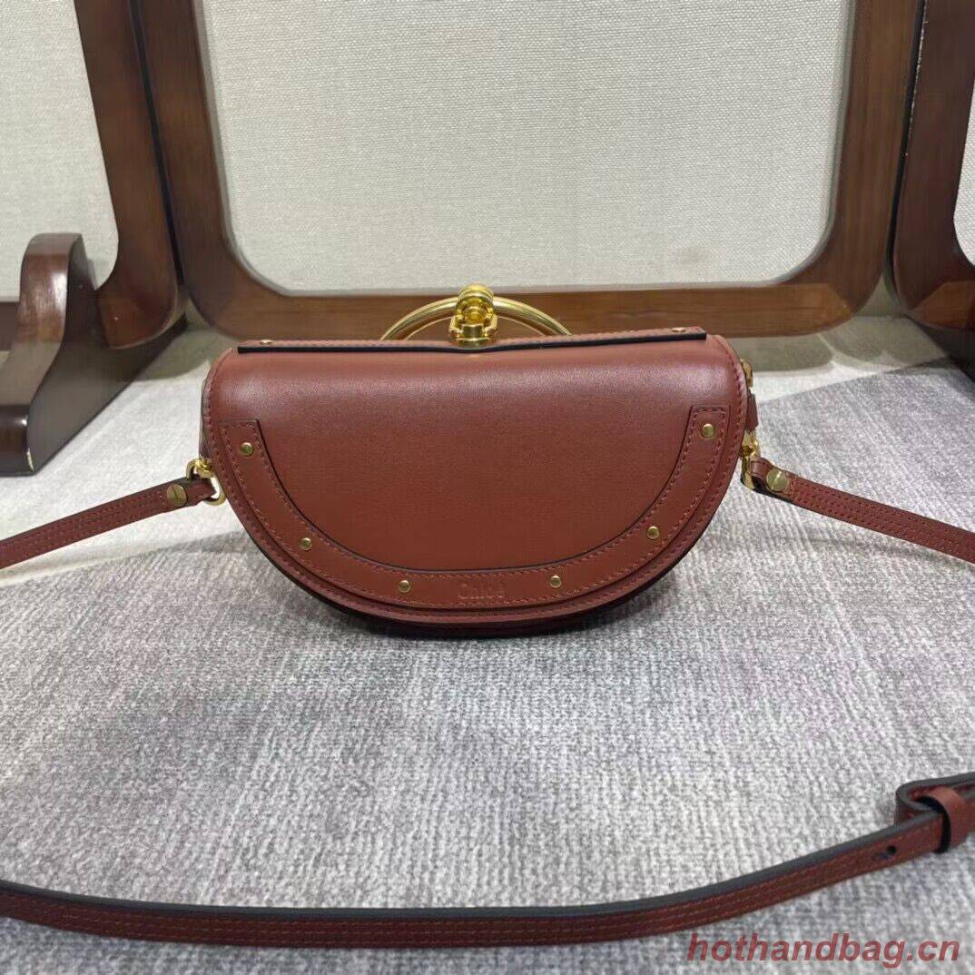 Chloe Nile Bracelet Minaudiere Original Leather 6020 Brown Chloe Nile Bracelet Minaudiere Original Leather 6020 Brown