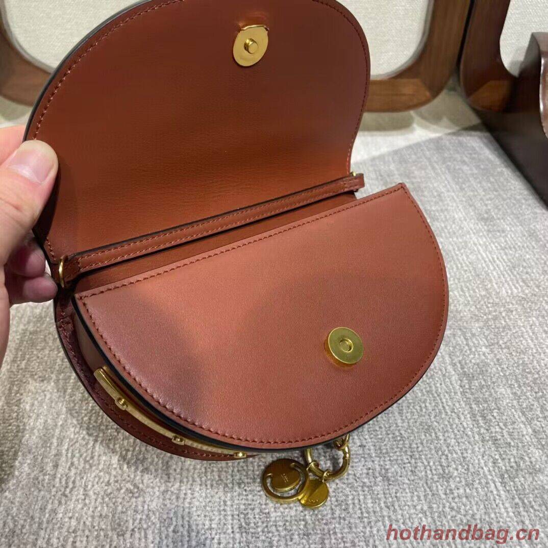 Chloe Nile Bracelet Minaudiere Original Leather 6020 Brown Chloe Nile Bracelet Minaudiere Original Leather 6020 Brown
