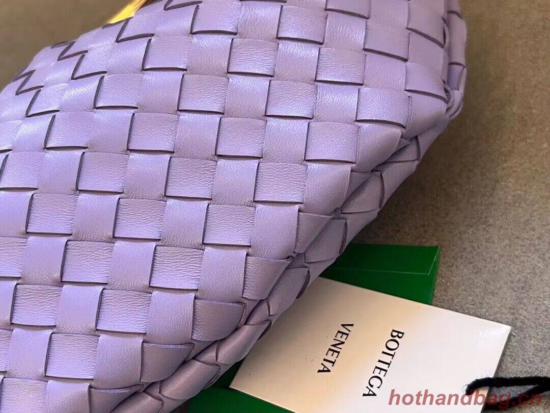 Bottega Veneta Sardine Intrecciato Gold Hardware Handle Bag 716082 Purple Bottega Veneta Sardine Intrecciato Gold Hardware Handle Bag 716082 Purple