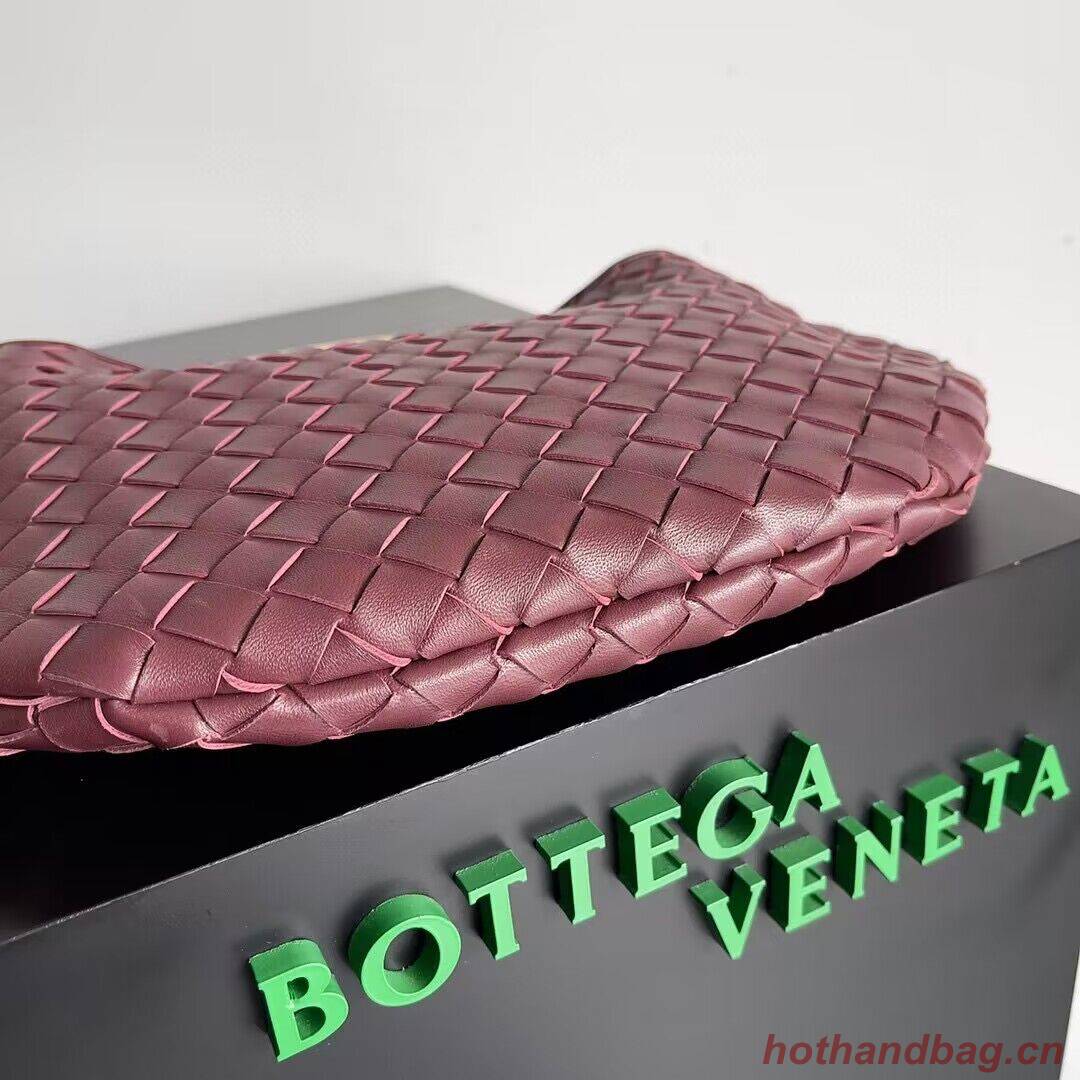 Bottega Veneta Sardine Intrecciato Gold Hardware Handle Bag 716082 Wine Bottega Veneta Sardine Intrecciato Gold Hardware Handle Bag 716082 Wine