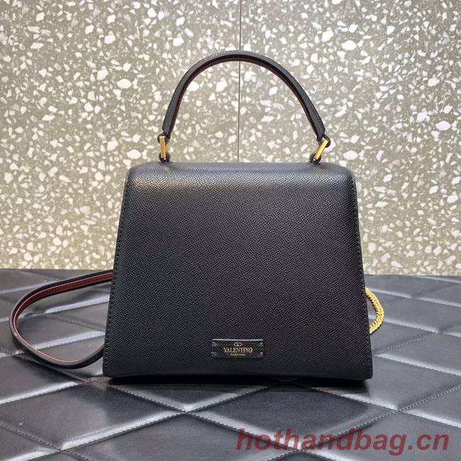 VALENTINO VSLING small Grain calf leather Shoulder bag WB0F53 black