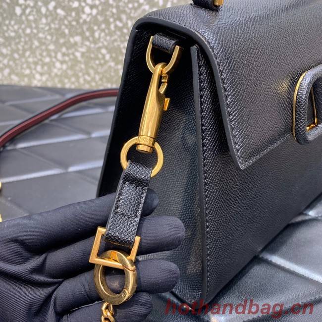 VALENTINO VSLING small Grain calf leather Shoulder bag WB0F53 black