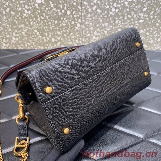 VALENTINO VSLING small Grain calf leather Shoulder bag WB0F53 black
