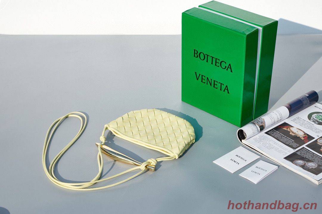 Bottega Veneta Sardine Intrecciato Gold Hardware Handle Bag 744267 Lemon Bottega Veneta Sardine Intrecciato Gold Hardware Handle Bag 744267 Lemon