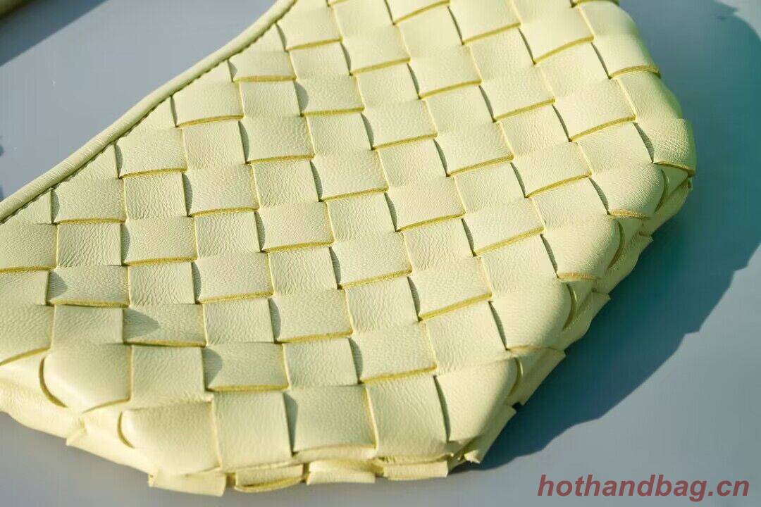 Bottega Veneta Sardine Intrecciato Gold Hardware Handle Bag 744267 Lemon Bottega Veneta Sardine Intrecciato Gold Hardware Handle Bag 744267 Lemon