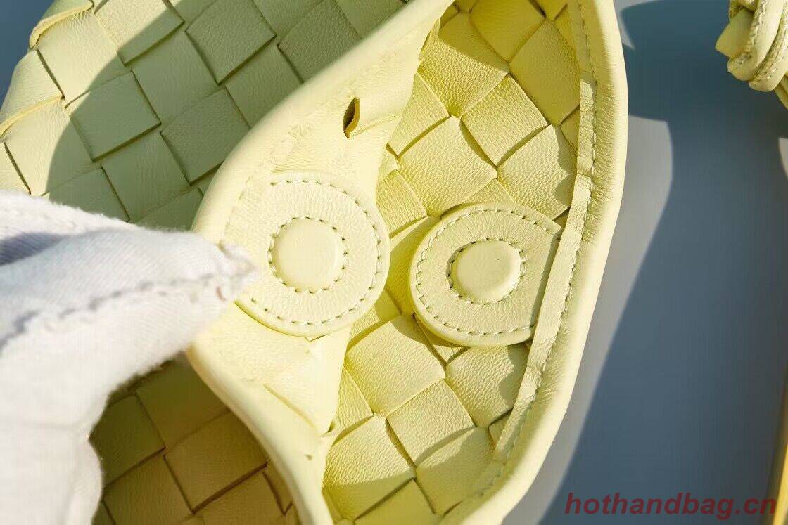 Bottega Veneta Sardine Intrecciato Gold Hardware Handle Bag 744267 Lemon Bottega Veneta Sardine Intrecciato Gold Hardware Handle Bag 744267 Lemon