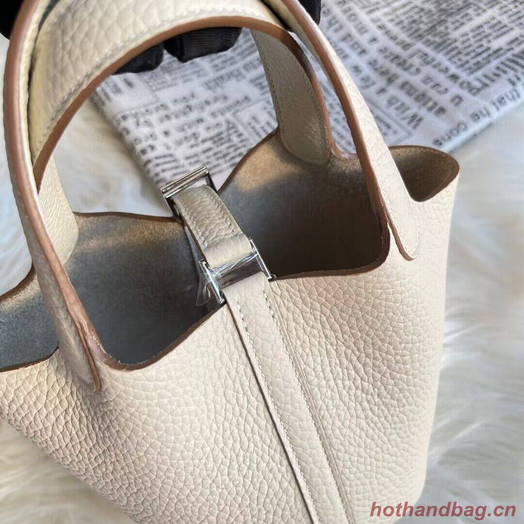 Hermes Mini Picotin 14 Lock Bags Original Togo Leather PL5302 Cream Hermes Mini Picotin 14 Lock Bags Original Togo Leather PL5302 Cream