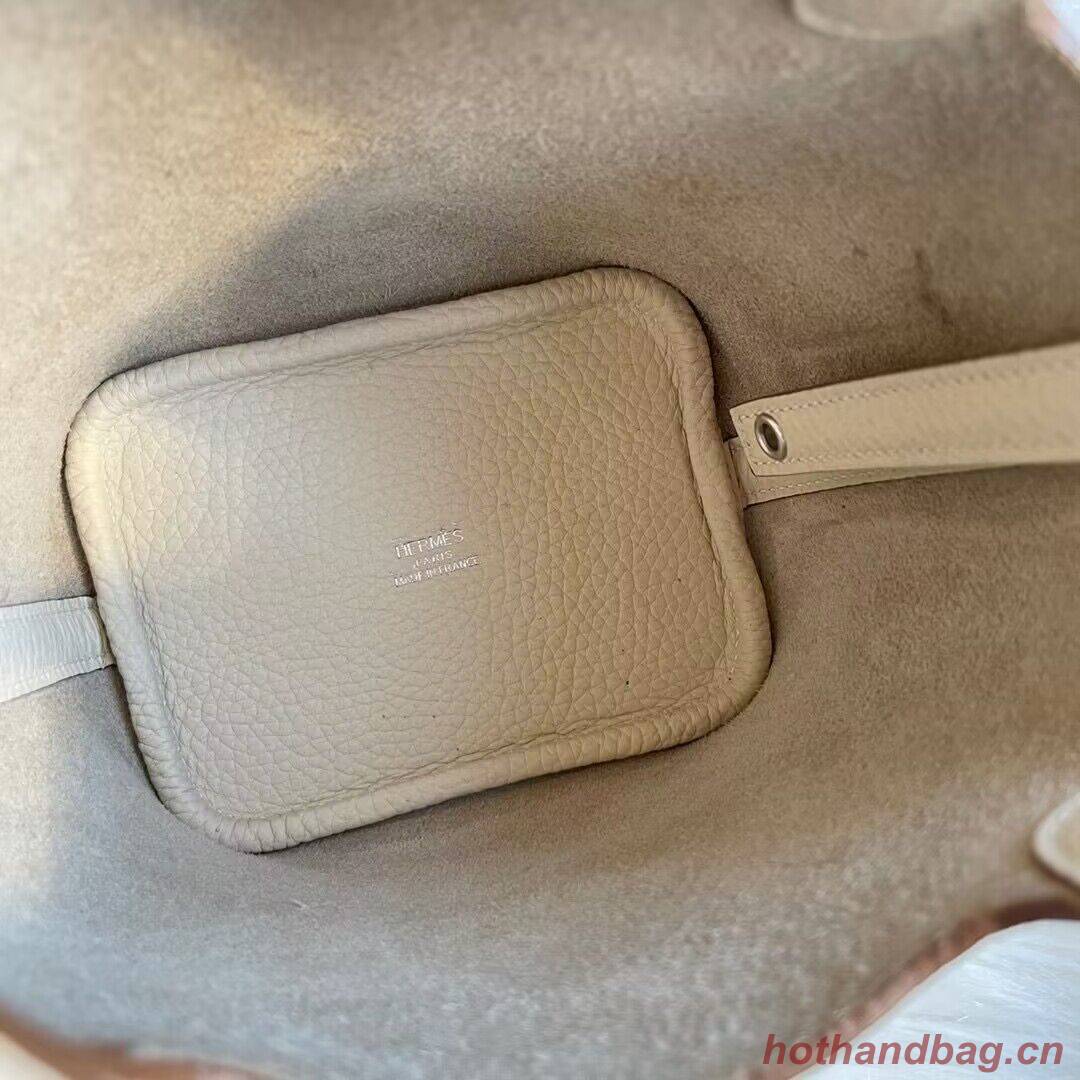 Hermes Mini Picotin 14 Lock Bags Original Togo Leather PL5302 Cream Hermes Mini Picotin 14 Lock Bags Original Togo Leather PL5302 Cream
