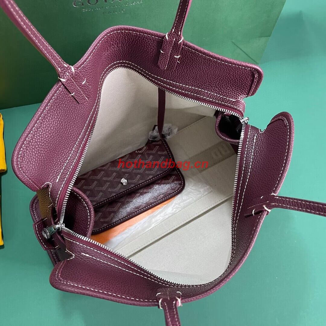 Goyard Hardy 2 Original Calfskin Leather Pet Bag 20299 Wine Goyard Hardy 2 Original Calfskin Leather Pet Bag 20299 Wine