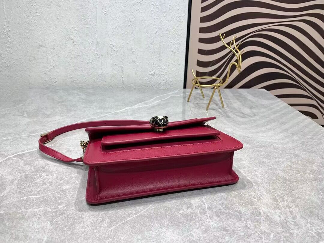 Bvlgari Serpenti Forever leather crossbody bag 289676 Red Bvlgari Serpenti Forever leather crossbody bag 289676 Red