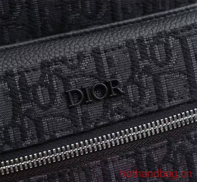 DIOR BACKPACK Black Dior Oblique Jacquard Grained Calfskin CM1088-2 DIOR BACKPACK Black Dior Oblique Jacquard Grained Calfskin CM1088-2
