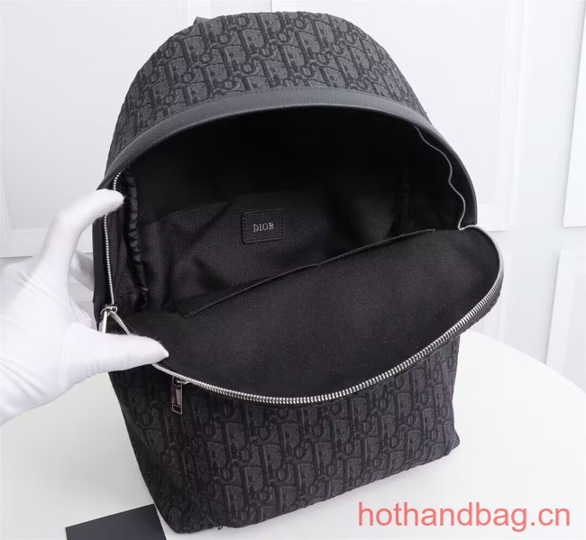 DIOR BACKPACK Black Dior Oblique Jacquard Grained Calfskin CM1088-2 DIOR BACKPACK Black Dior Oblique Jacquard Grained Calfskin CM1088-2