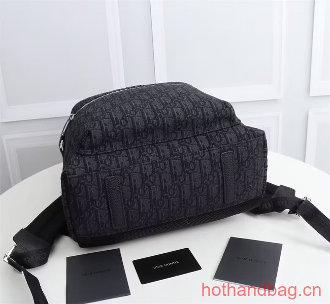 DIOR BACKPACK Black Dior Oblique Jacquard Grained Calfskin CM1088-2 DIOR BACKPACK Black Dior Oblique Jacquard Grained Calfskin CM1088-2