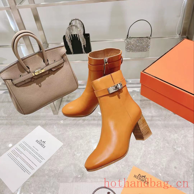 Hermes WOMENS ANKLE BOOT heel height 7CM 93596-3 Hermes WOMENS ANKLE BOOT heel height 7CM 93596-3