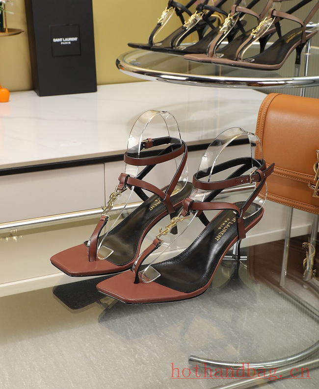 Yves saint Laurent WOMENS SANDAL heel height 6.5CM 93599-2 Yves saint Laurent WOMENS SANDAL heel height 6.5CM 93599-2
