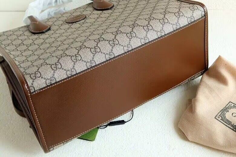 Gucci Small tote with Interlocking G 659983 Brown Gucci Small tote with Interlocking G 659983 Brown