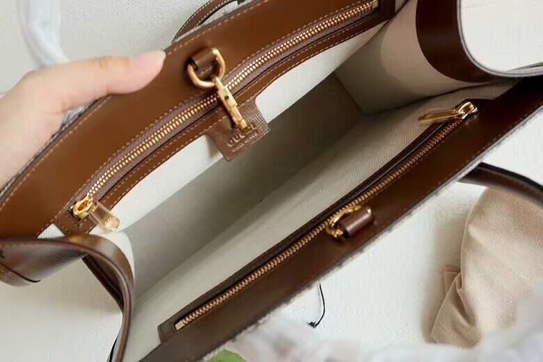 Gucci Small tote with Interlocking G 659983 Brown Gucci Small tote with Interlocking G 659983 Brown