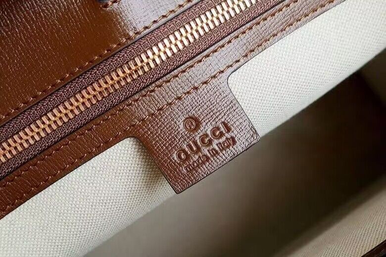 Gucci Small tote with Interlocking G 659983 Brown Gucci Small tote with Interlocking G 659983 Brown