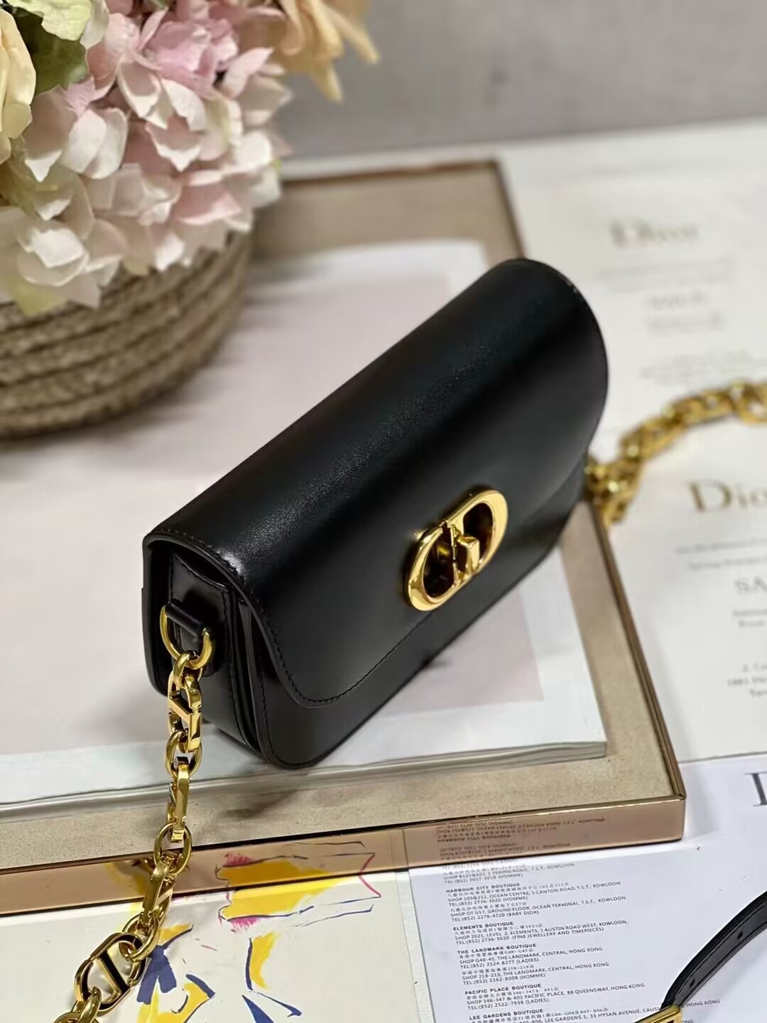 DIOR Box Calfskin M9261U black DIOR Box Calfskin M9261U black