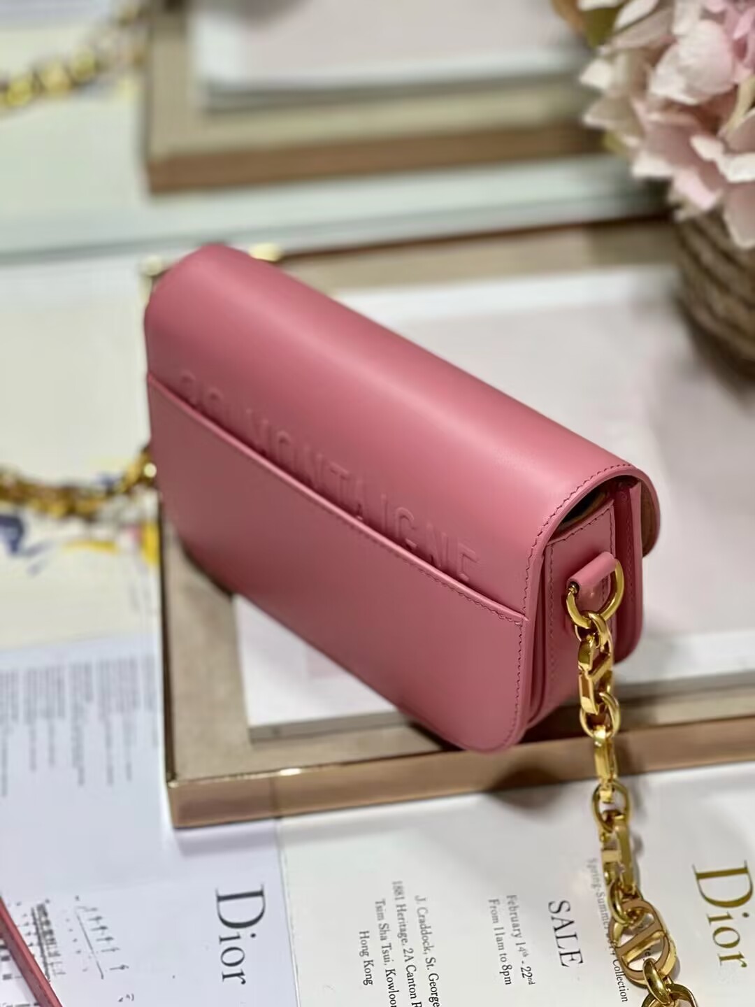 DIOR Box Calfskin M9261U pink DIOR Box Calfskin M9261U pink