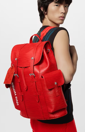 Louis vuitton Christopher MM M23764 Vermillion Red Louis vuitton Christopher MM M23764 Vermillion Red