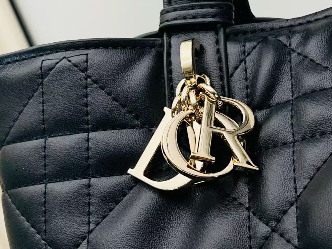 Dior Toujours Original Leather large Bag 9936 Black Dior Toujours Original Leather large Bag 9936 Black
