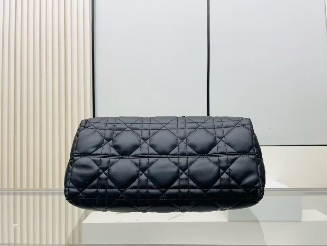 Dior Toujours Original Leather large Bag 9936 Black Dior Toujours Original Leather large Bag 9936 Black