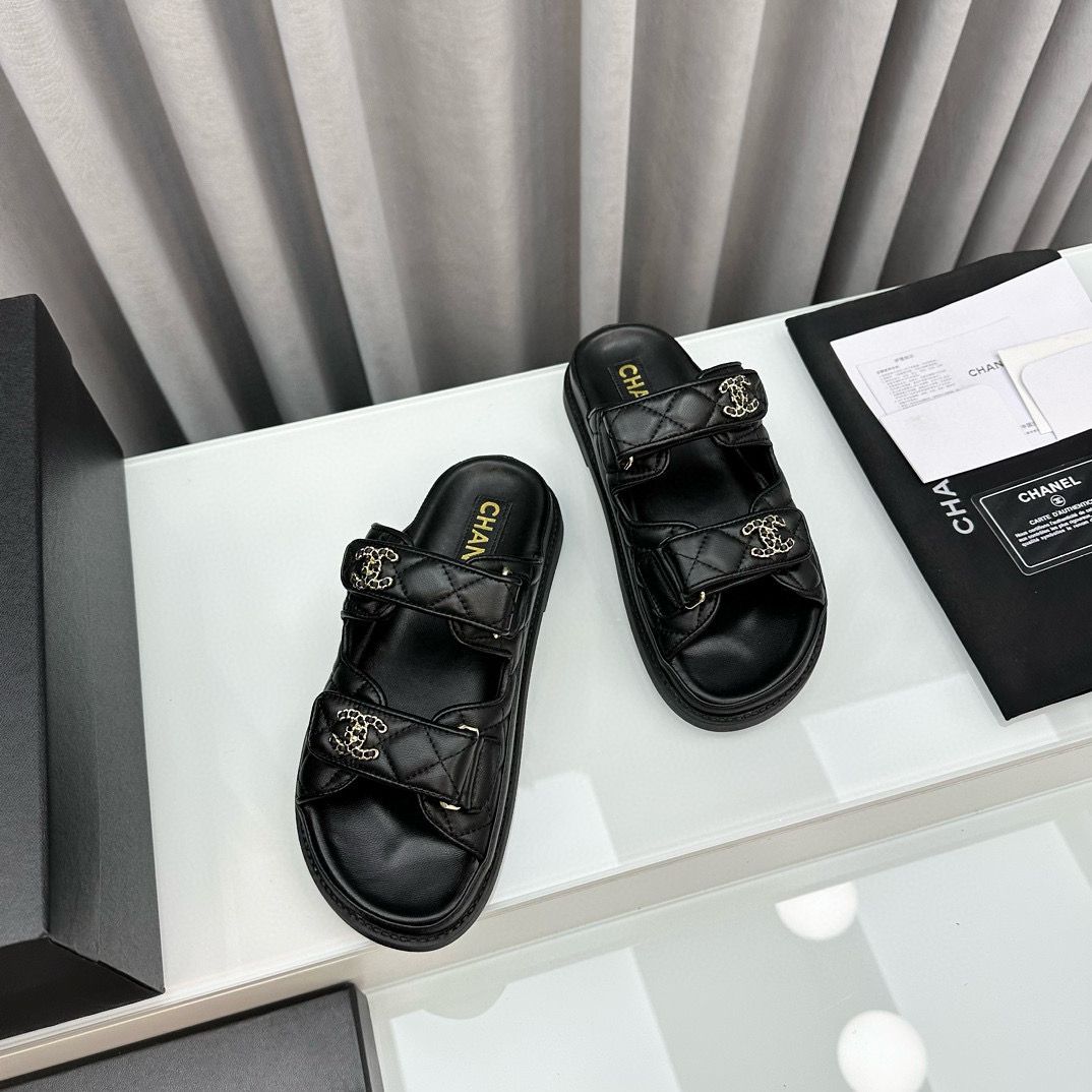 Hermes Original Leather Slipper Shoes HM30212 Black Hermes Original Leather Slipper Shoes HM30212 Black