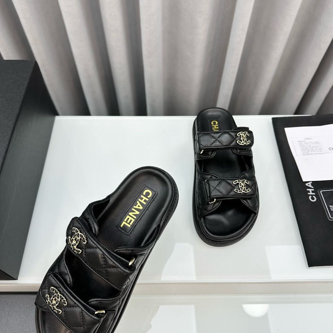 Hermes Original Leather Slipper Shoes HM30212 Black Hermes Original Leather Slipper Shoes HM30212 Black