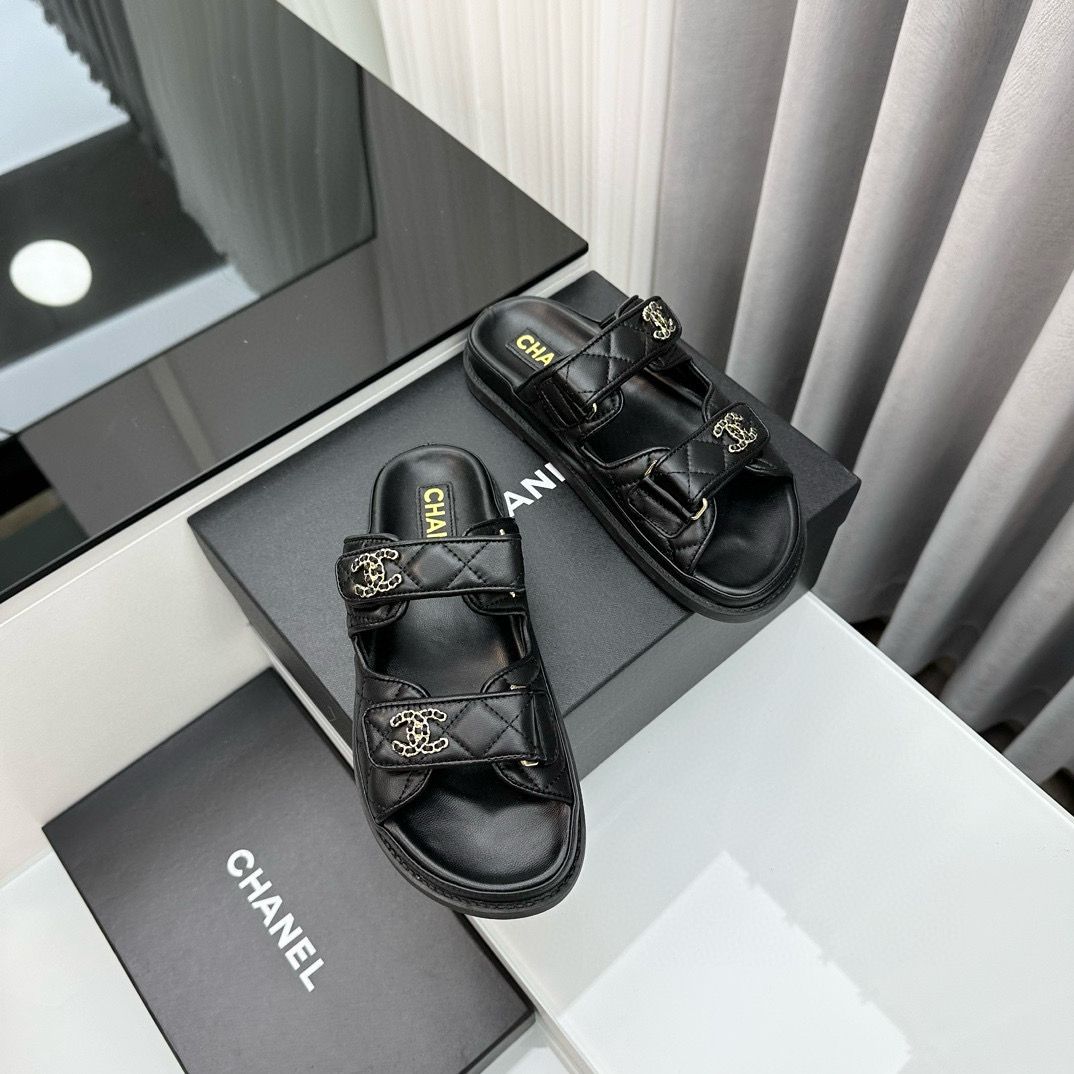 Hermes Original Leather Slipper Shoes HM30212 Black Hermes Original Leather Slipper Shoes HM30212 Black