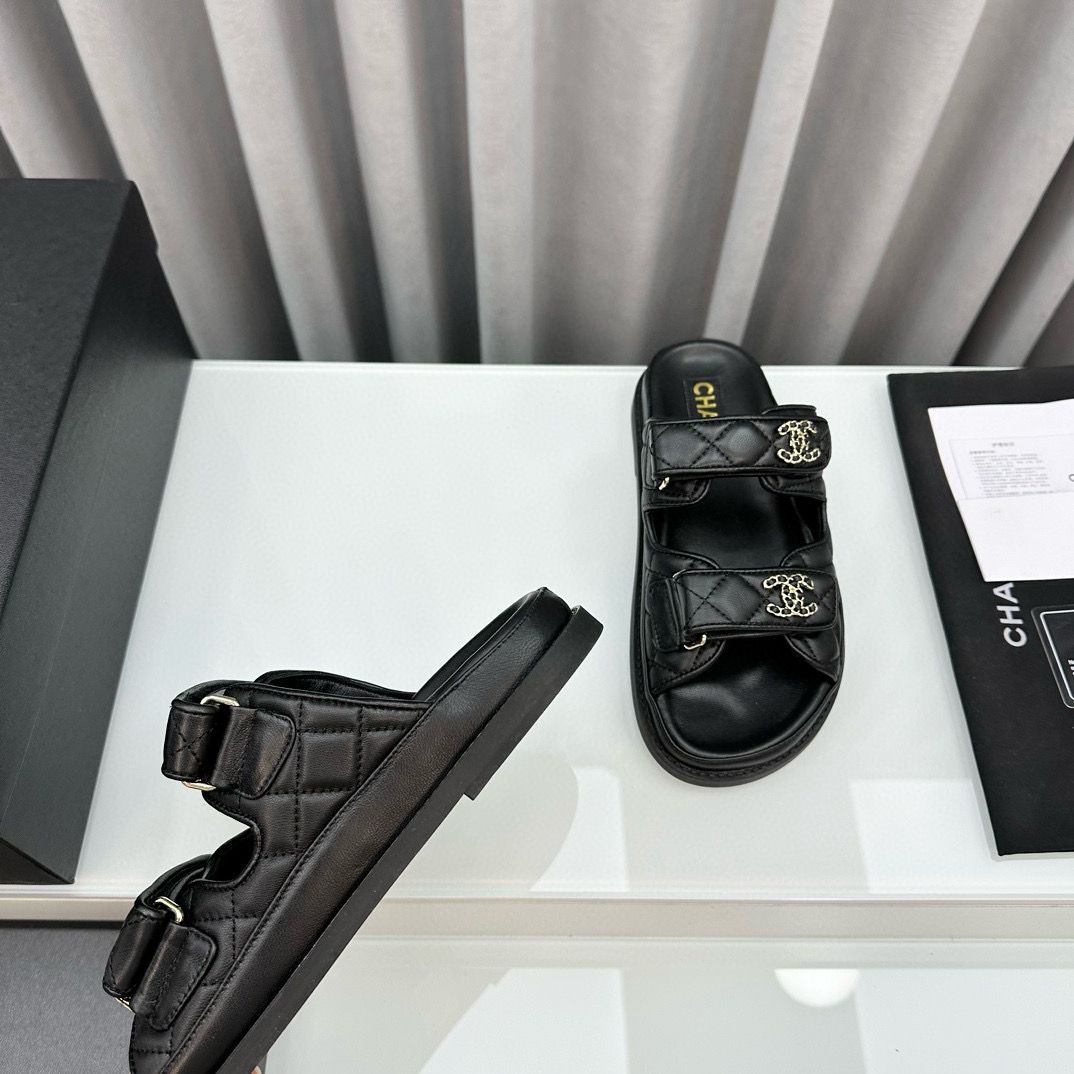 Hermes Original Leather Slipper Shoes HM30212 Black Hermes Original Leather Slipper Shoes HM30212 Black