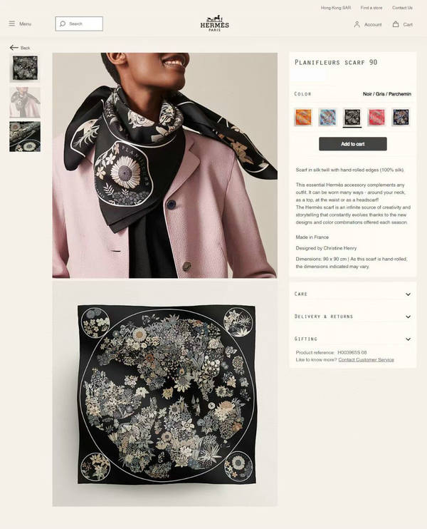 Hermes Scarf HEC00958 Hermes Scarf HEC00958