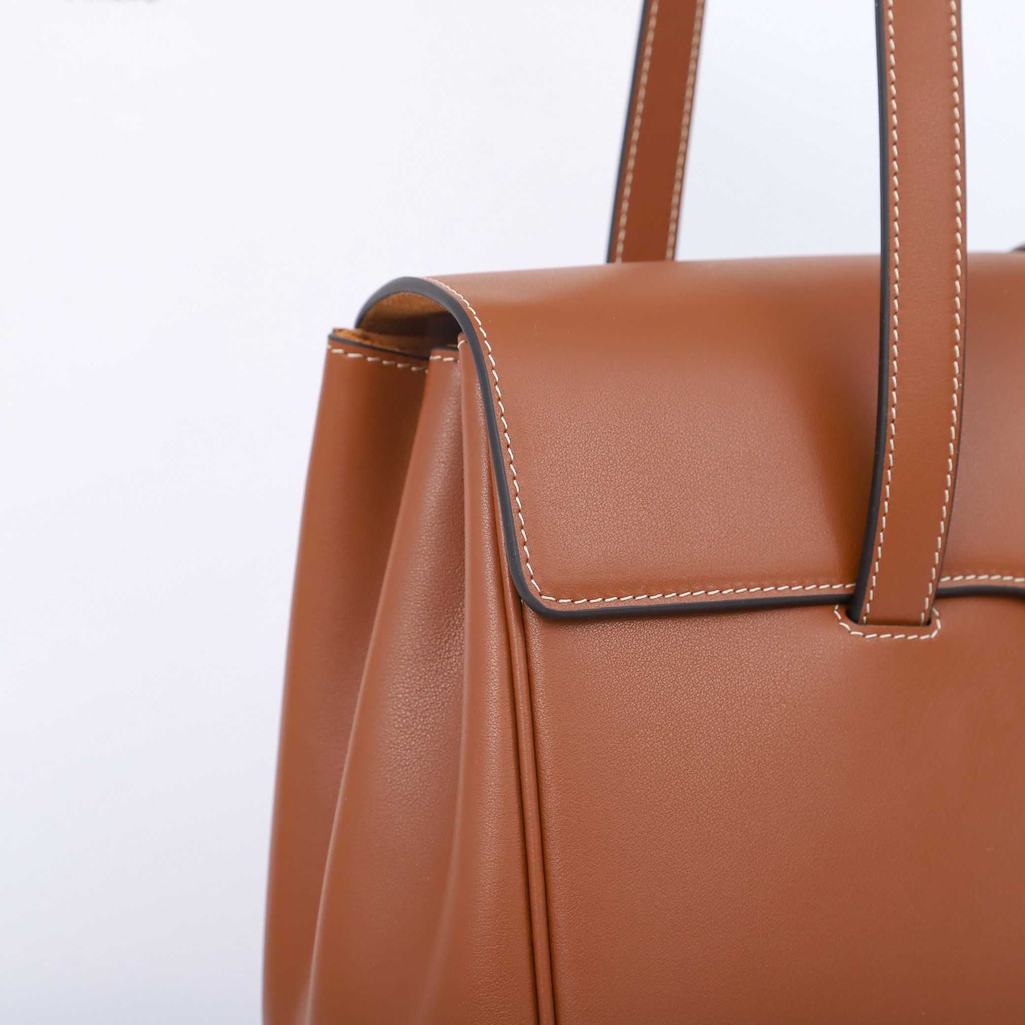 Celine Medium SOFT 16 BAG IN SUPPLE GRAINED CALFSKIN 195543 Brown Celine Medium SOFT 16 BAG IN SUPPLE GRAINED CALFSKIN 195543 Brown