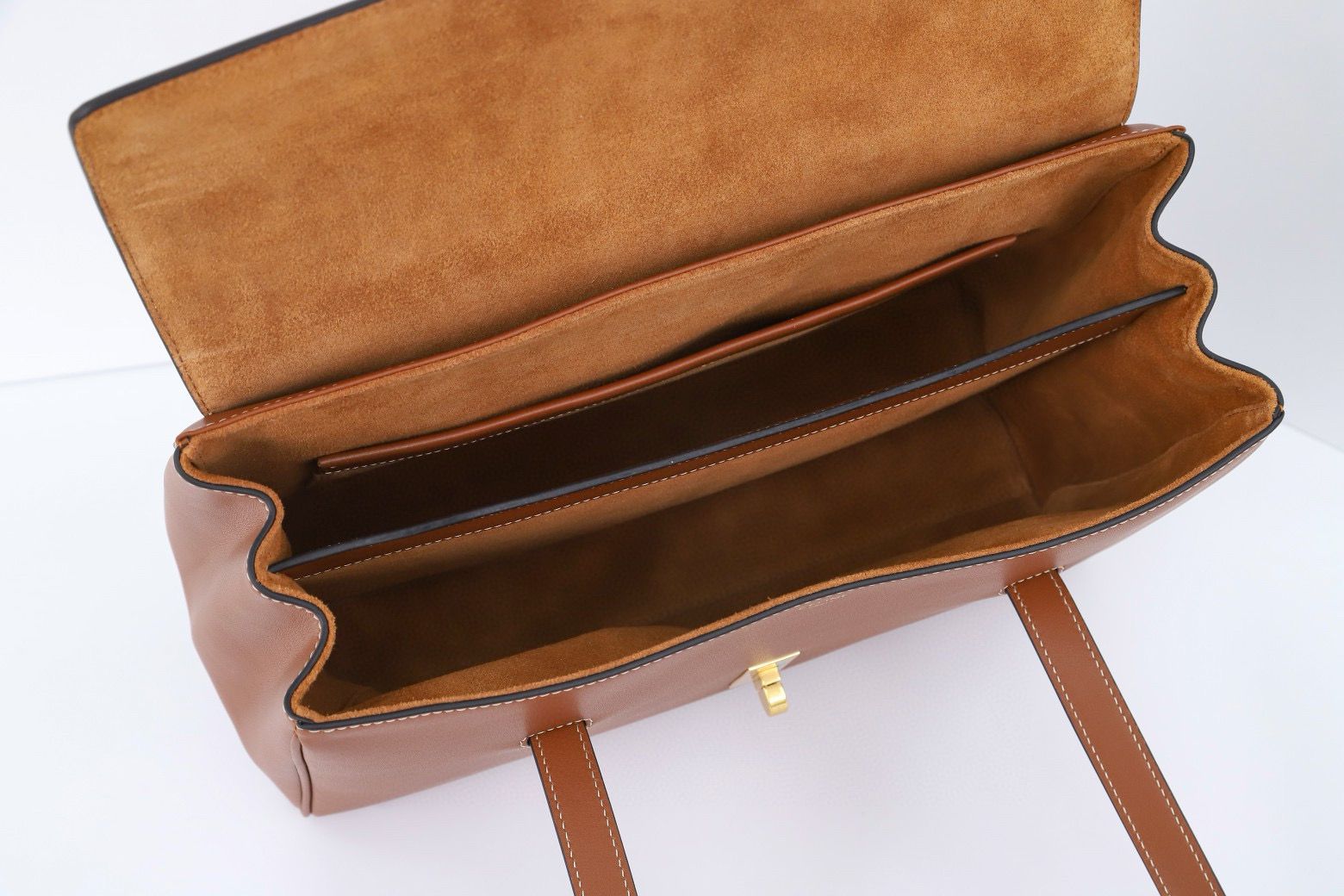 Celine Medium SOFT 16 BAG IN SUPPLE GRAINED CALFSKIN 195543 Brown Celine Medium SOFT 16 BAG IN SUPPLE GRAINED CALFSKIN 195543 Brown