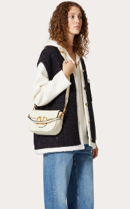 VALENTINO Alltime calfskin bag MZ098 white VALENTINO Alltime calfskin bag MZ098 white