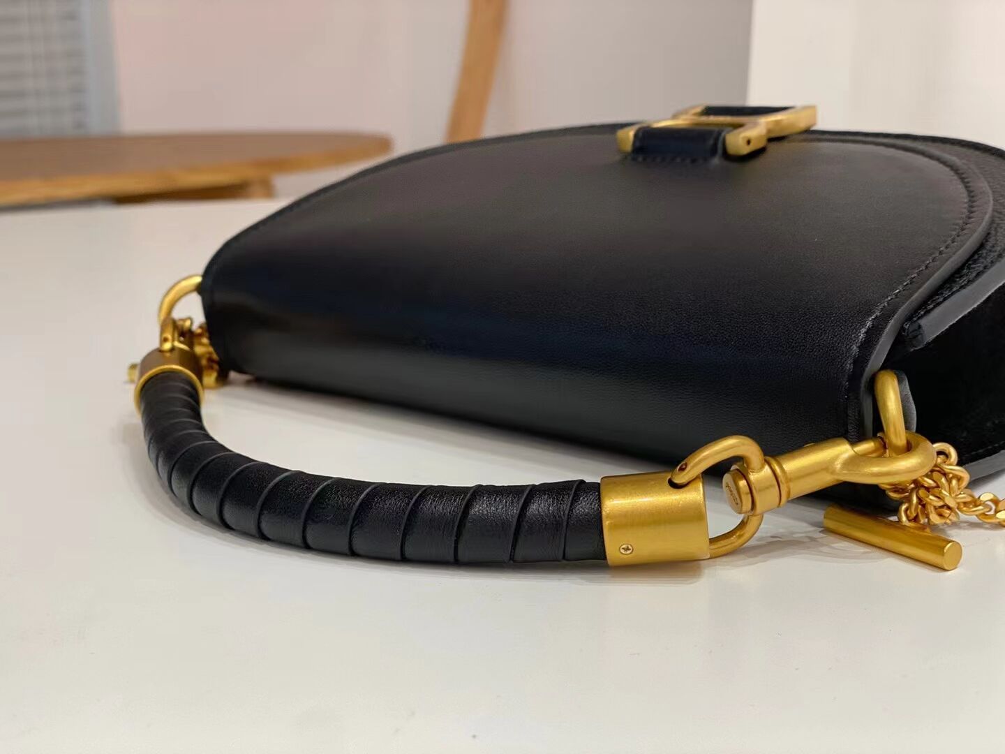 CHLOE Small leather shoulder bag CL225156 black CHLOE Small leather shoulder bag CL225156 black