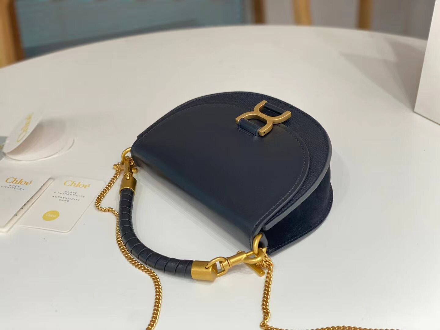 CHLOE Small leather shoulder bag CL225156 black CHLOE Small leather shoulder bag CL225156 black