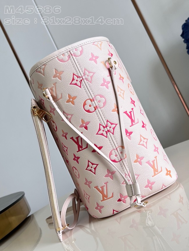 Louis Vuitton Neverfull MM M47080 Sunrise Aquarelle Louis Vuitton Neverfull MM M47080 Sunrise Aquarelle