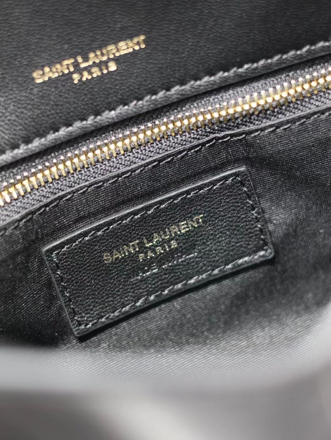 SAINT LAUREN CASSANDRE SMALL ENVELOPE POUCH IN LAMBSKIN Y773077 BLACK SAINT LAUREN CASSANDRE SMALL ENVELOPE POUCH IN LAMBSKIN Y773077 BLACK
