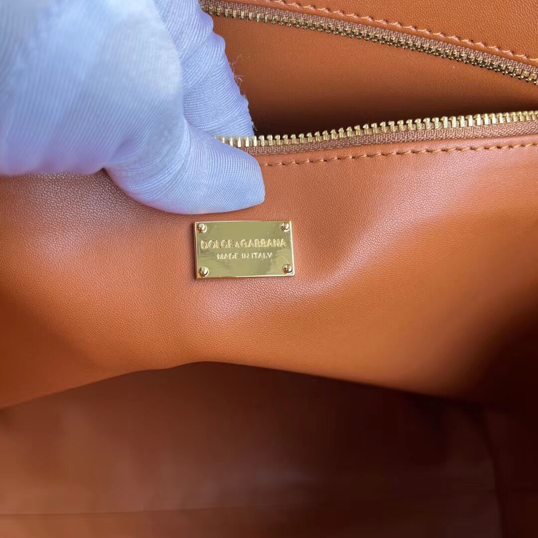 Dolce & Gabbana leather Shoulder Bag G6500 brown Dolce & Gabbana leather Shoulder Bag G6500 brown