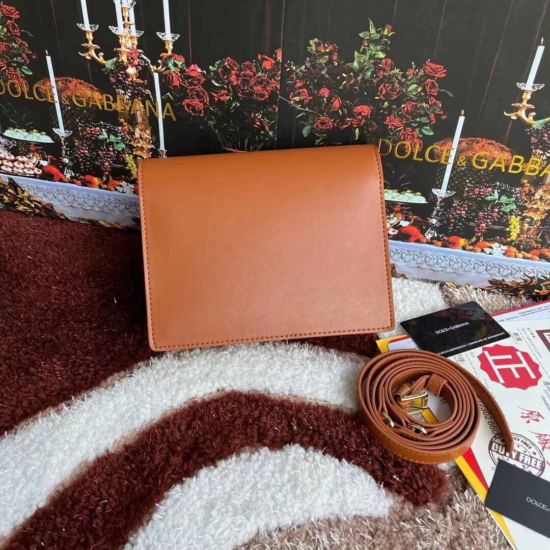 Dolce & Gabbana leather Shoulder Bag G6551 brown Dolce & Gabbana leather Shoulder Bag G6551 brown