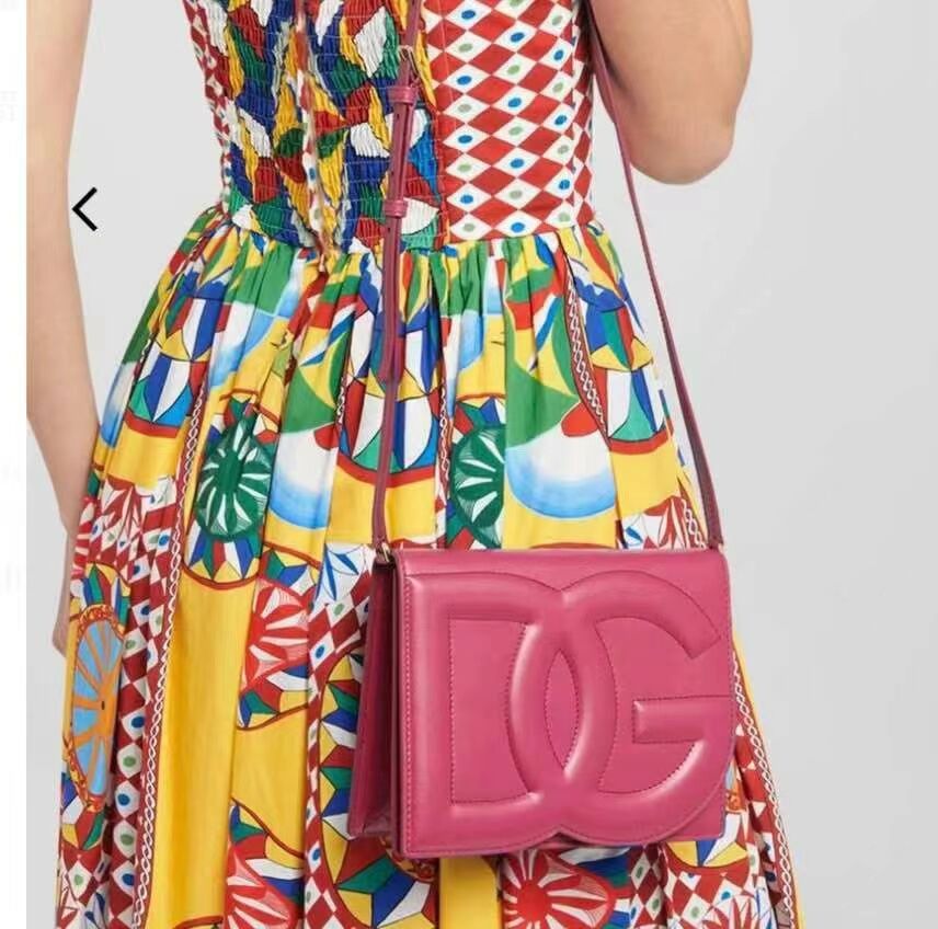 Dolce & Gabbana leather Shoulder Bag G6551 rose Dolce & Gabbana leather Shoulder Bag G6551 rose