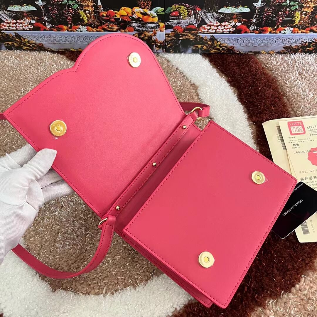 Dolce & Gabbana leather Shoulder Bag G6551 rose Dolce & Gabbana leather Shoulder Bag G6551 rose