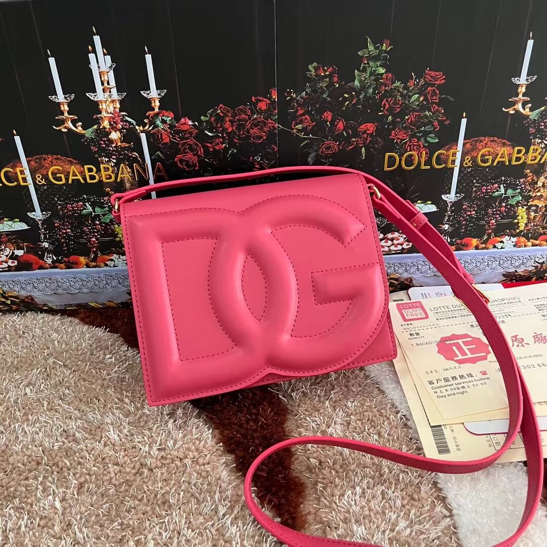 Dolce & Gabbana leather Shoulder Bag G6551 rose Dolce & Gabbana leather Shoulder Bag G6551 rose