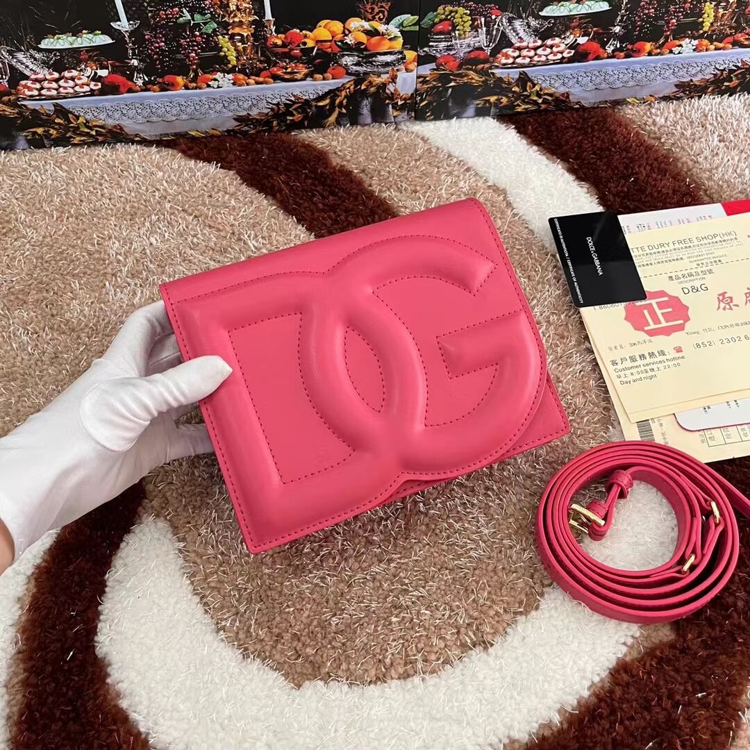 Dolce & Gabbana leather Shoulder Bag G6551 rose Dolce & Gabbana leather Shoulder Bag G6551 rose
