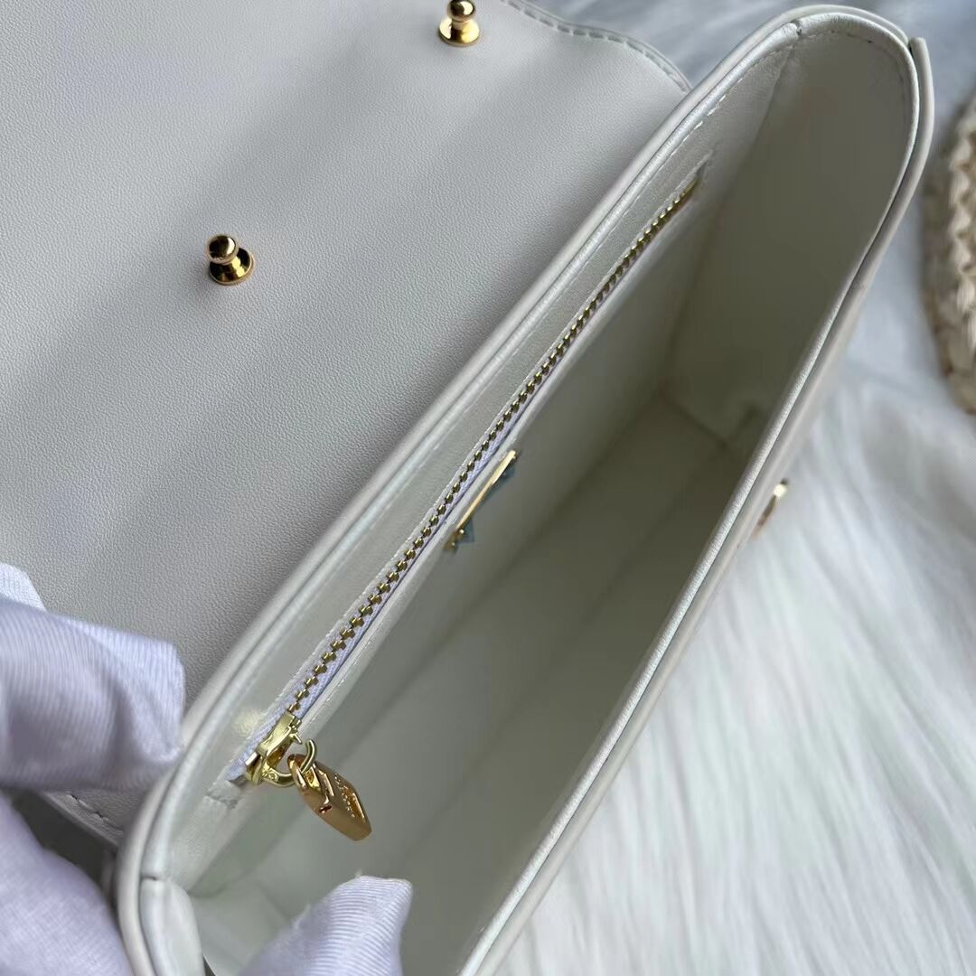 Dolce & Gabbana leather bag G6002 white Dolce & Gabbana leather bag G6002 white