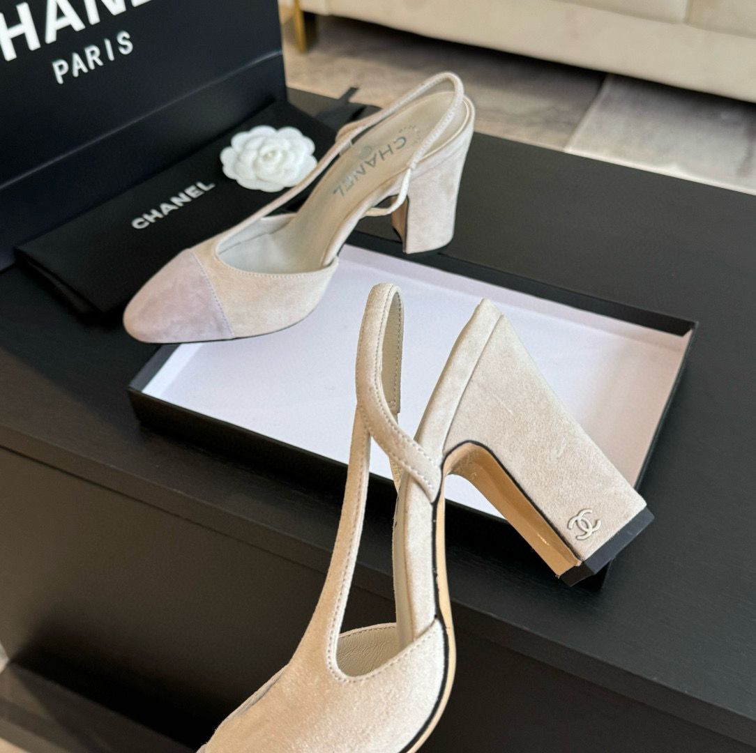 Chanel Sandal 95MM Hight Heels Shoes C50223 Light Gray Chanel Sandal 95MM Hight Heels Shoes C50223 Light Gray