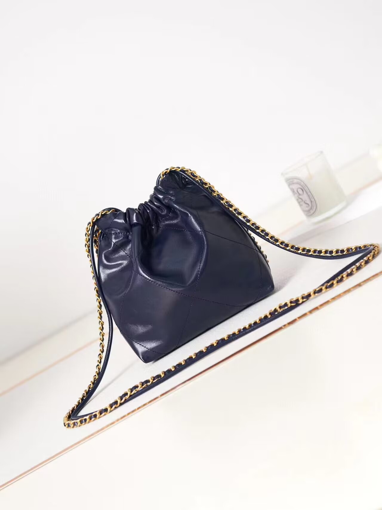 CHANEL 22 MINI HANDBAG AS3980 Navy CHANEL 22 MINI HANDBAG AS3980 Navy