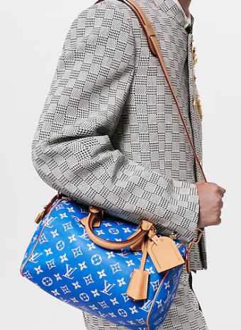 Louis Vuitton NEW Speedy P9 Bandouliere 25 M11561 Blue Louis Vuitton NEW Speedy P9 Bandouliere 25 M11561 Blue