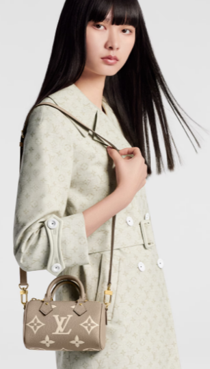 Louis Vuitton Nano Speedy M82890 Tourterelle Gray & Cream Louis Vuitton Nano Speedy M82890 Tourterelle Gray & Cream